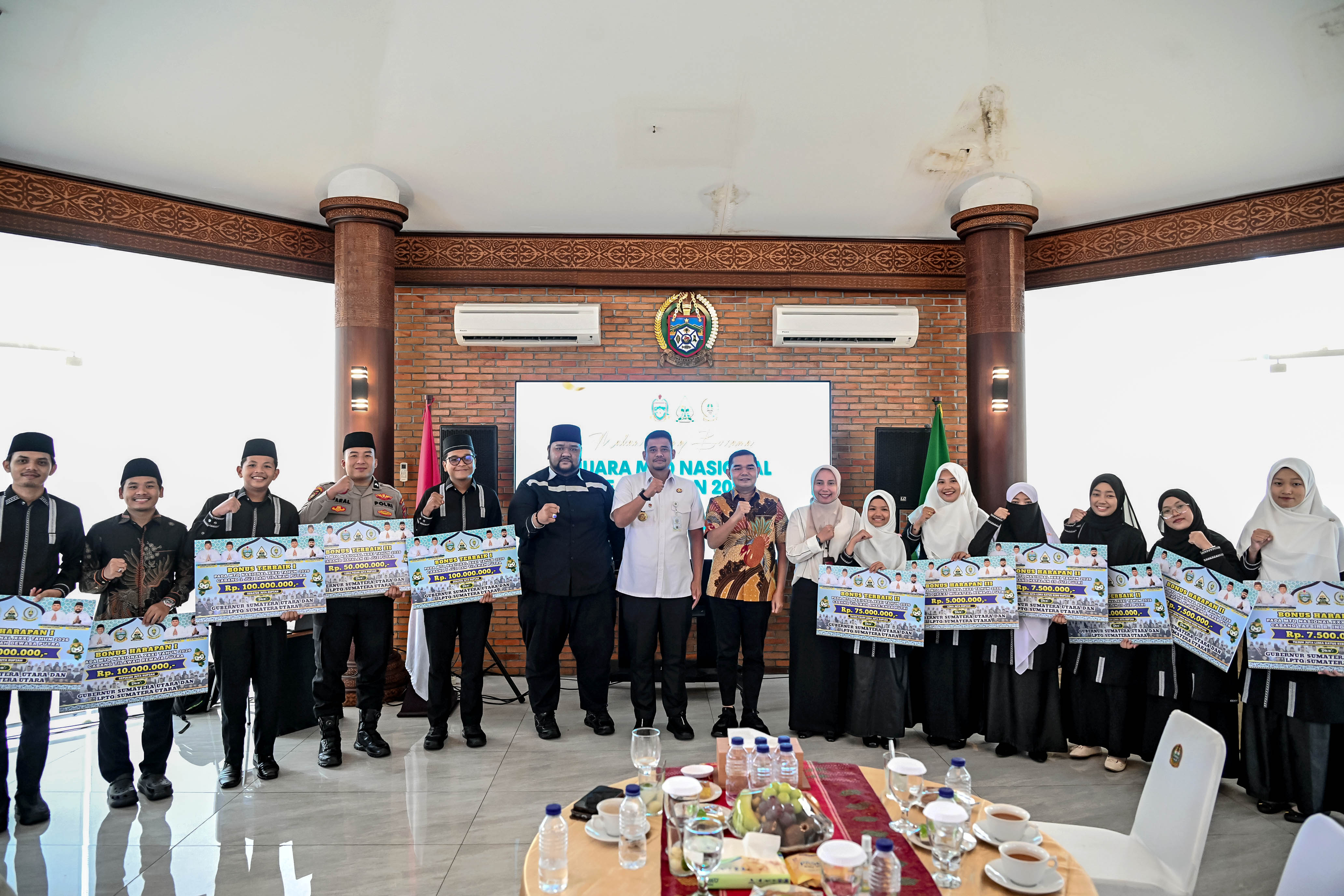 Gubernur Bobby Apresiasi Kafilah Sumut Tembus Lima Besar MTQ Nasional