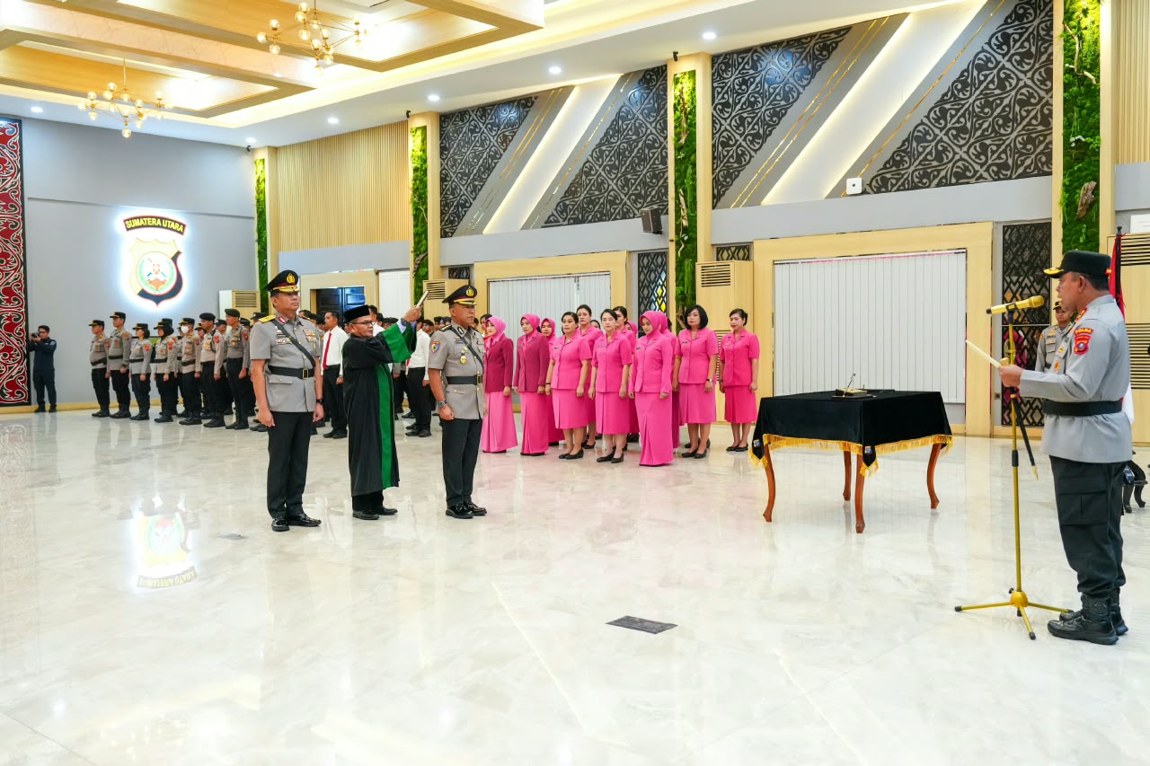 Kapolda Sumut Tekankan Penguatan Fungsi Pengawasan dalam Sertijab Irwasda