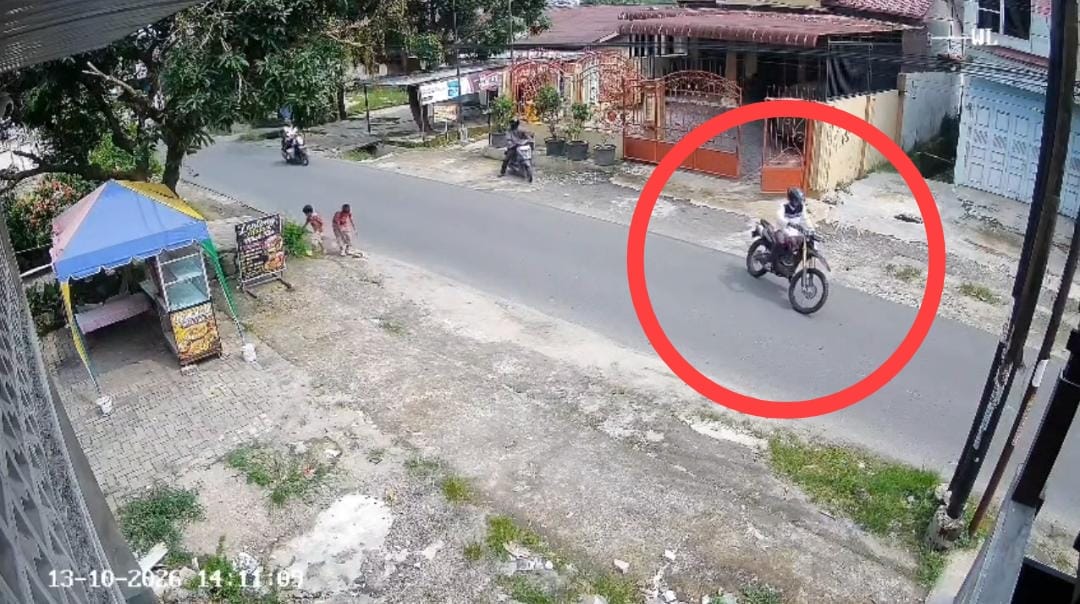Sepeda Motor Trail Kadis Sosial Kota Medan Dicuri Maling