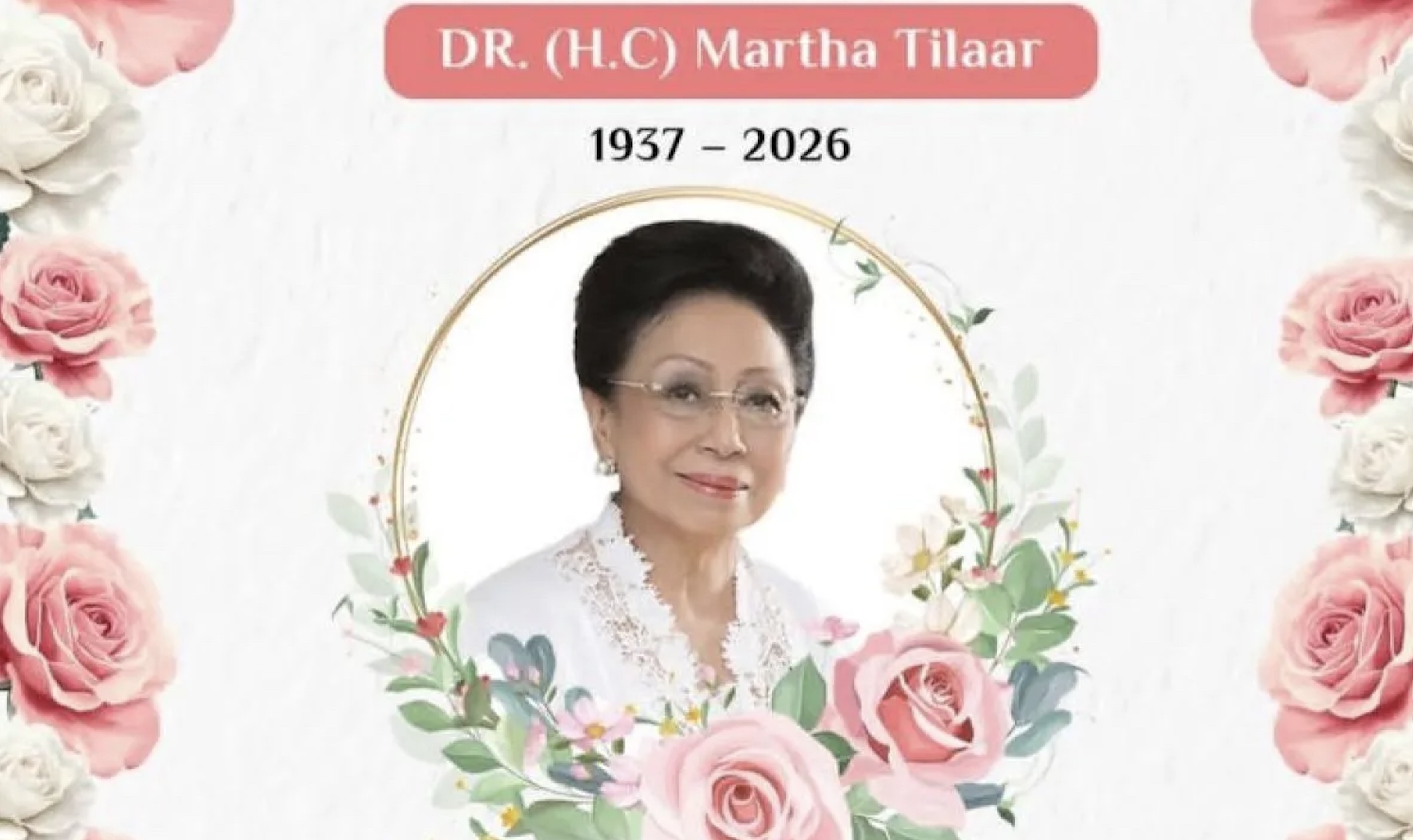 Martha Tilaar Meninggal Dunia karena Sakit