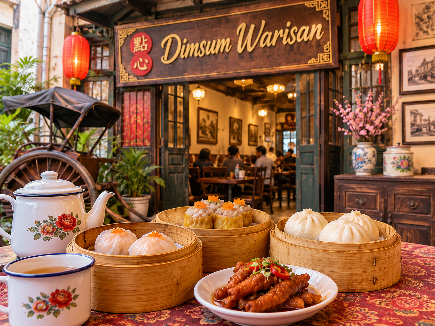 Dimsum Warisan di Kesawan Jadi Buruan, Ini Daya Tarik Kuliner Tersembunyi di Sudut Medan