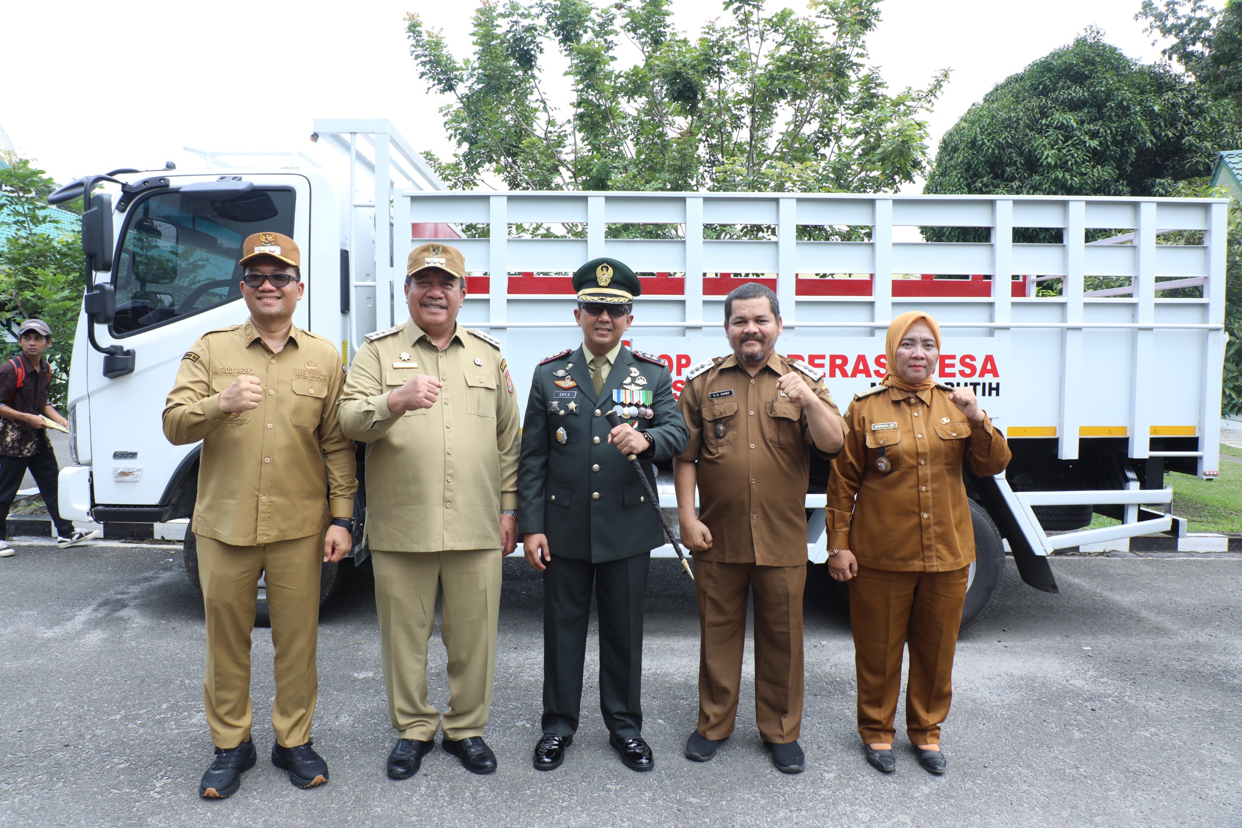 27 Truk KDMP Diserahkan Pemkab Asahan