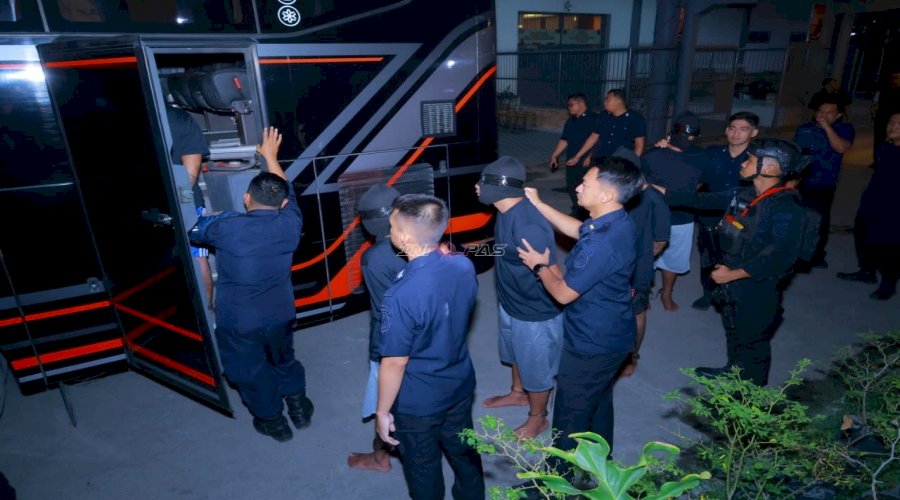 313 Warga Binaan Risiko Tinggi dari 5 Provinsi Dipindahkan ke Penjara Nusakambangan