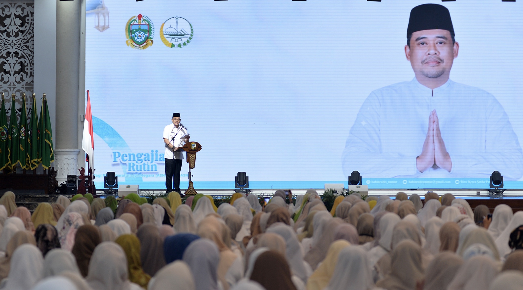 Gubernur Sumut Bobby Nasution Ikut Pengajian, Ingatkan Fasilitas dan Gaji ASN Bersumber dari Masyarakat