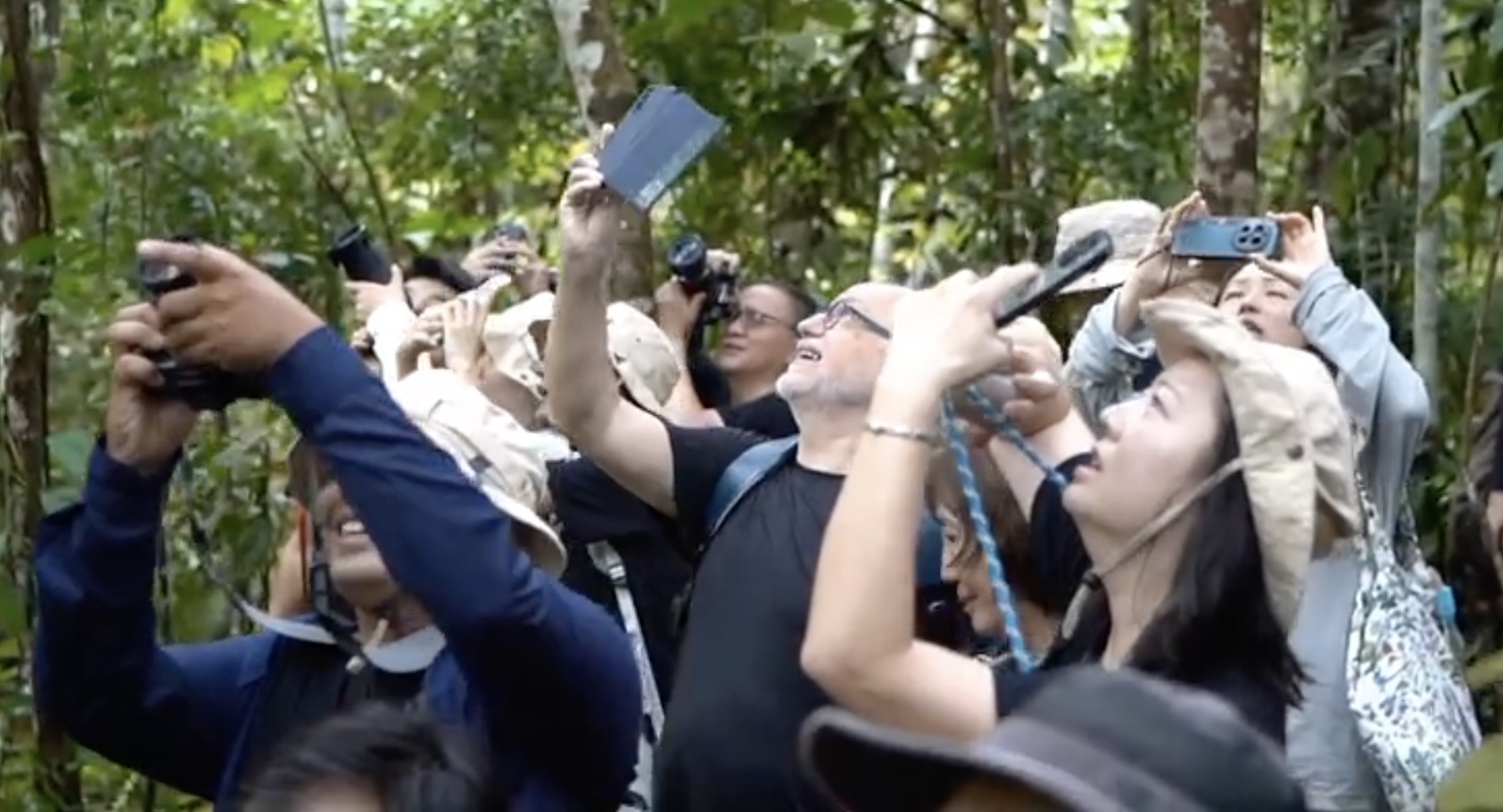 Disbudparekraf Sumut Bersama Delegasi Tiongok Jelajahi Bukit Lawang