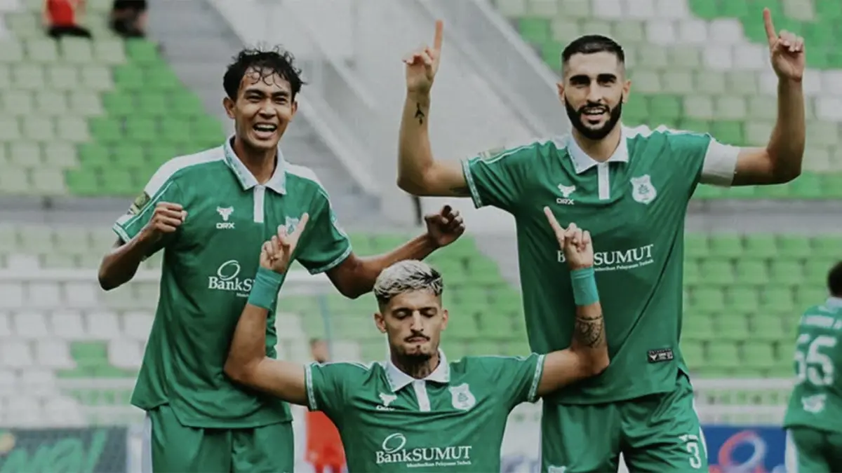 PSMS Medan Hajar Persikad 4-0, Javier Siverio Hattrick dan Rebut Puncak