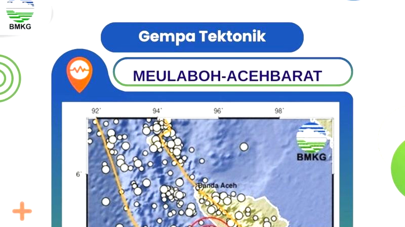 Gempa M 5,4 Guncang Aceh Barat Jelang Tengah Malam, BMKG Pastikan Tak Berpotensi Tsunami