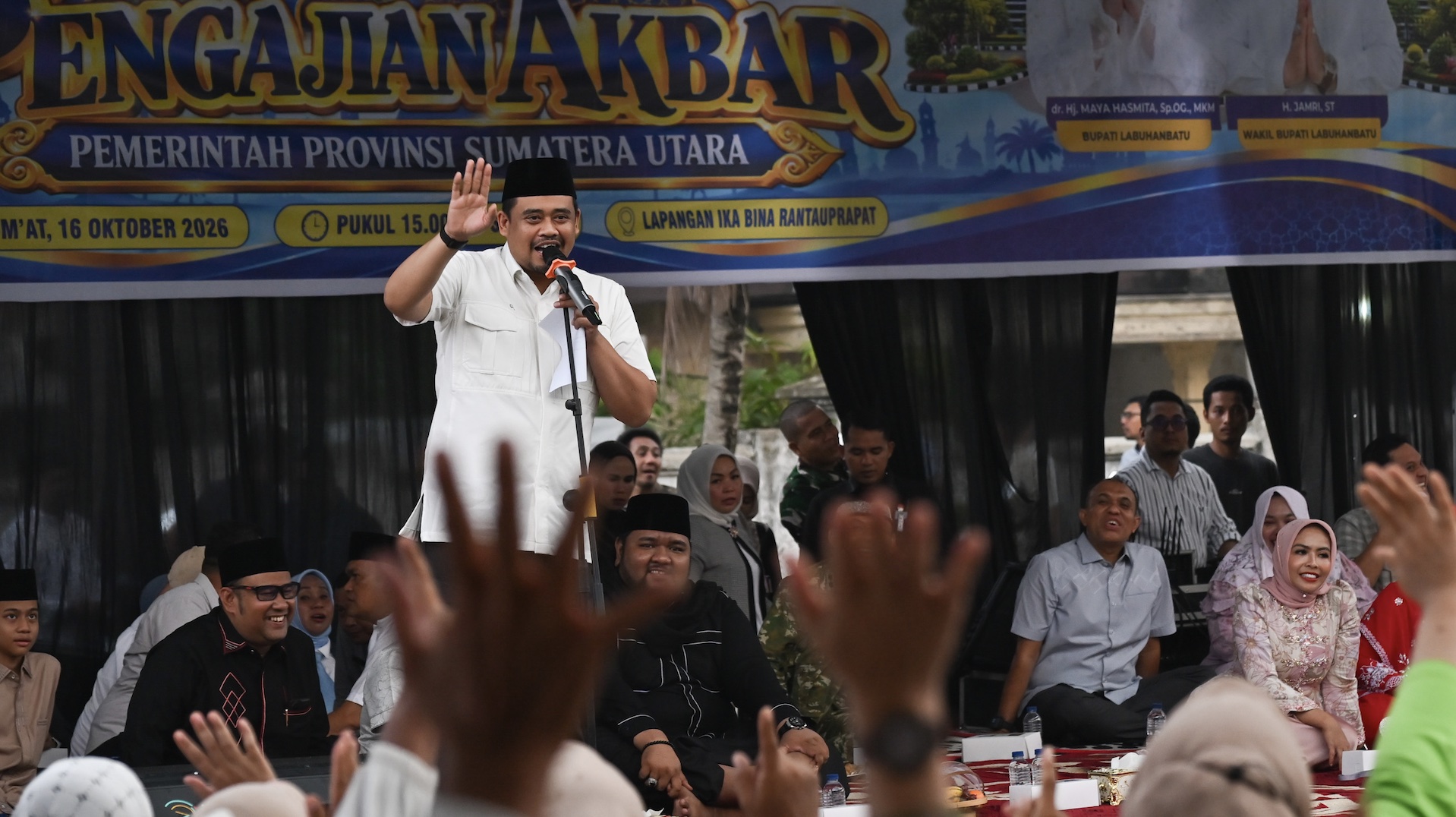 Gubernur Bobby  Aspal 16 Km Jalan Pesisir Labuhanbatu pada 2027