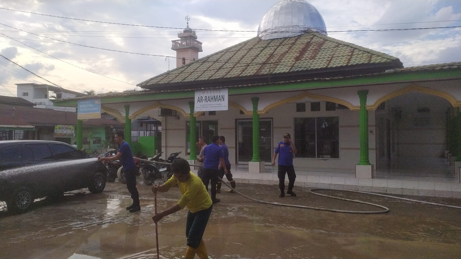 Pascabanjir, Pemko Medan Bersihkan Fasilitas Umum, Masjid hingga Jalan