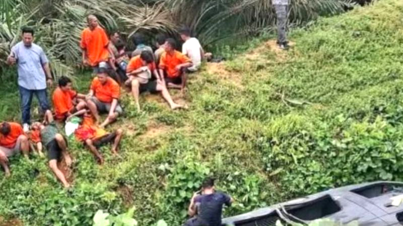 Mobil Tahanan Polres Labuhanbatu Terlibat Lakalantas, Polda Sumut Selidiki Penyebab