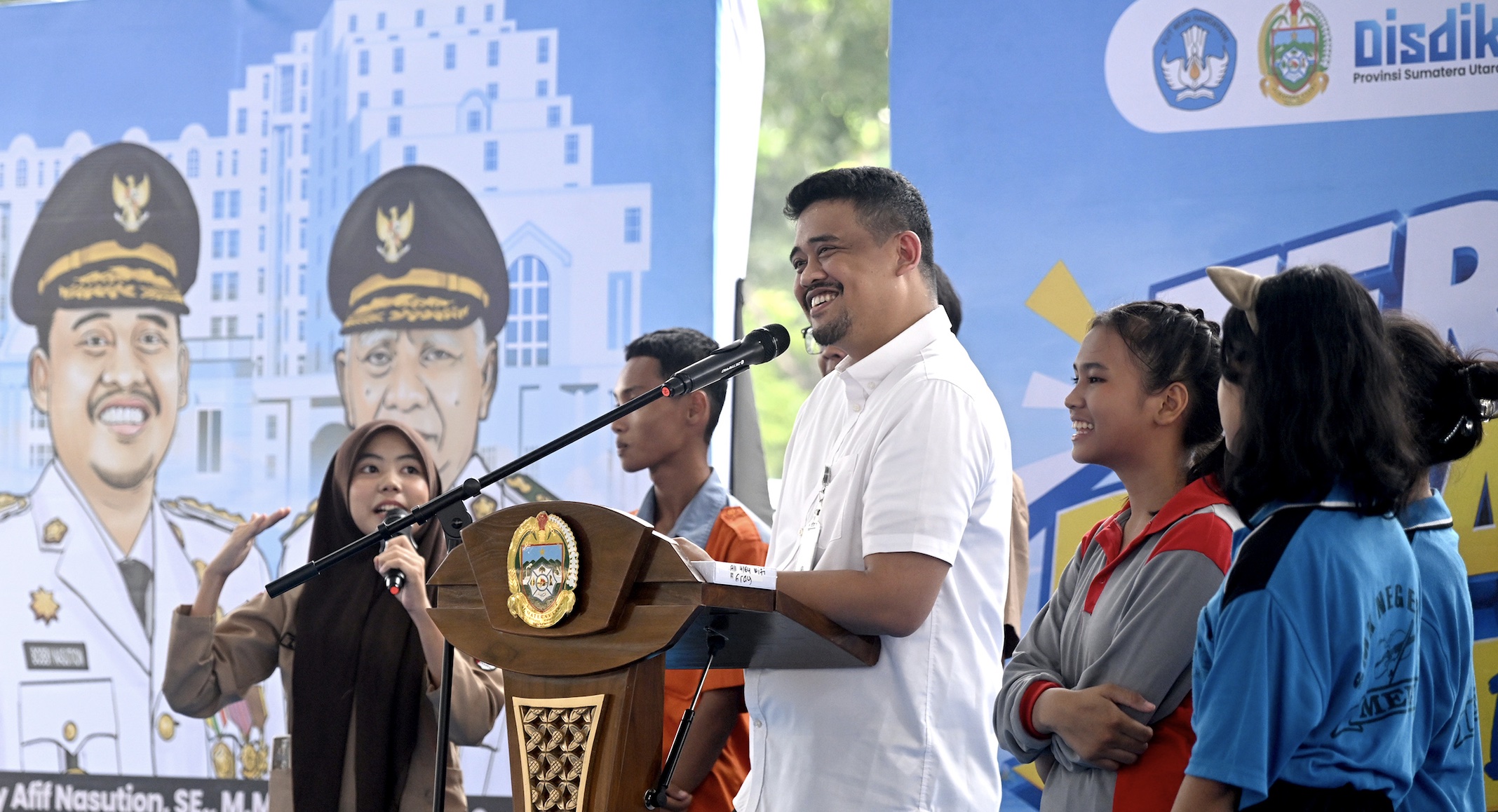 Luncurkan Teras Pelajar Sumut Berkah, Gubau Bobby Siapkan Ruang Kreativitas dan Pengembangan Bakat Siswa