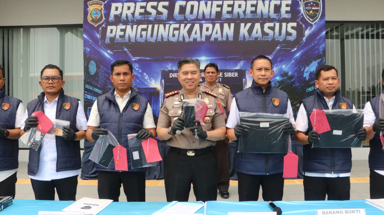 Jaringan Judol dari Kamboja Diungkap Poldasu, 5 Orang Ditangkap di Apartemen Grand Jati Junction
