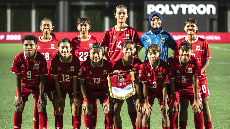 Timnas Putri U17 Indonesia Singkirkan Singapura 5-0, Garuda Pertiwi Muda Lolos ke Piala Asia 2027