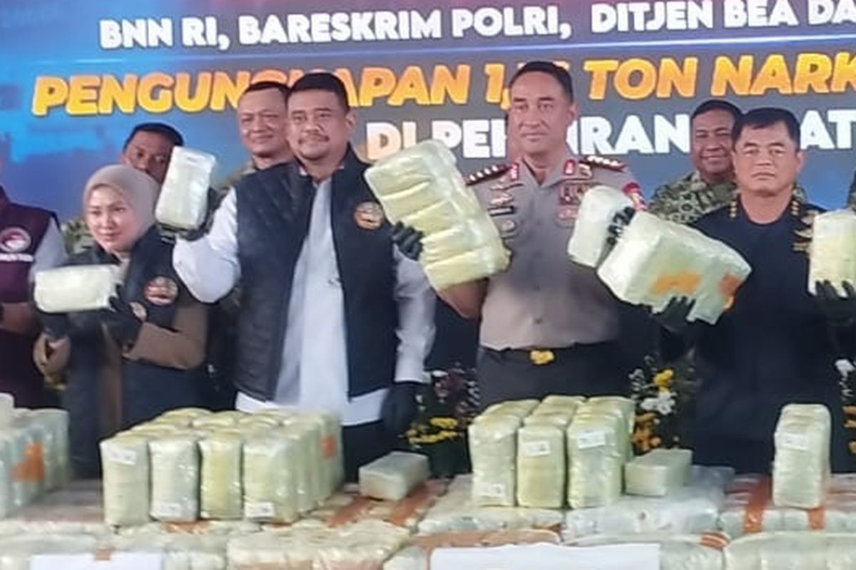 1,16 Ton Ketamin Disita di Perairan Sumut, Kapal Diduga Matikan Pelacak dan Ganti Nama