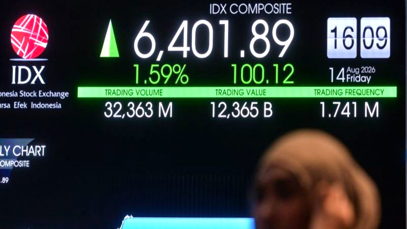 IHSG Anjlok 2,20 Persen ke 5.812, Rupiah Tertekan, Investor Asing Jual Saham Rp 182,94 Miliar