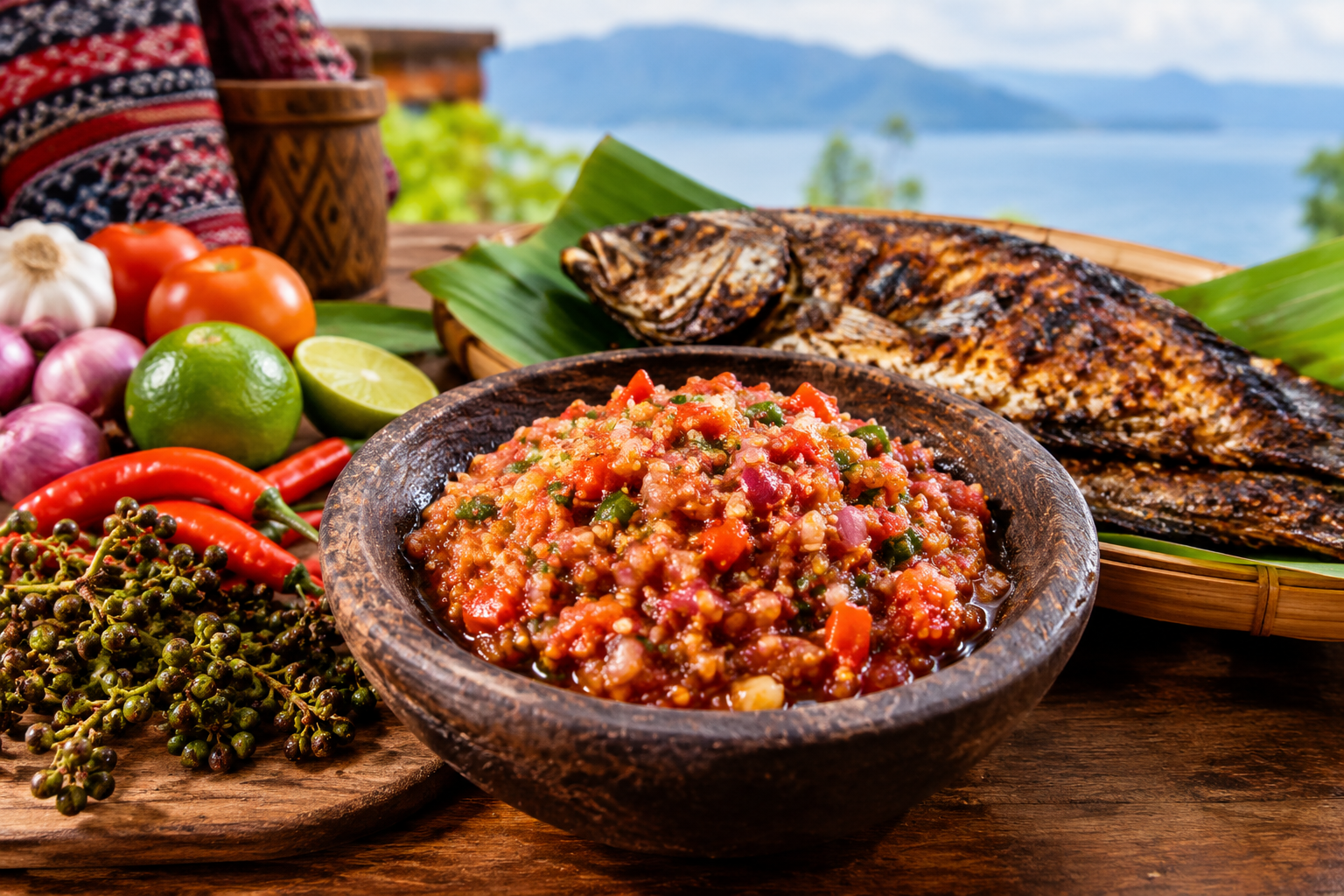 Pedas, Segar, dan Bikin Lidah Bergetar! Ini Keunikan Sambal Tombur Khas Batak