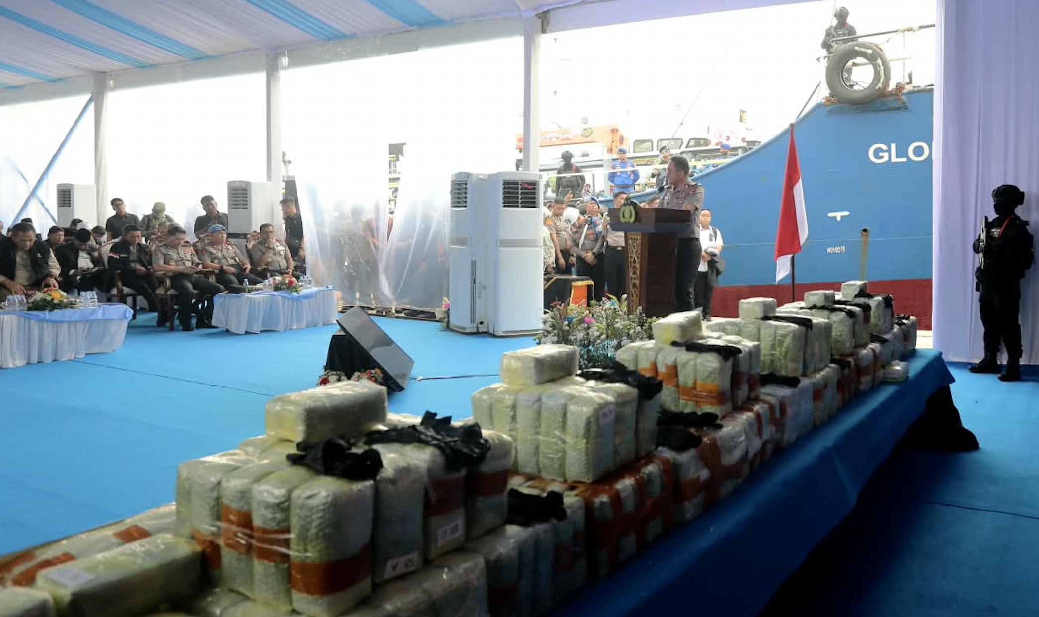 Sita 1,16 Ton Ketamin Bernilai Rp1,8 Triliun dari Kapal Asing, Kapolri Tegaskan Perang terhadap Narkoba