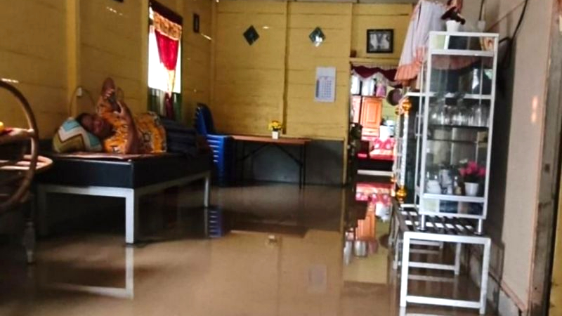 Banjir Simalungun Rendam 90 Rumah, Jembatan Sordang Putus