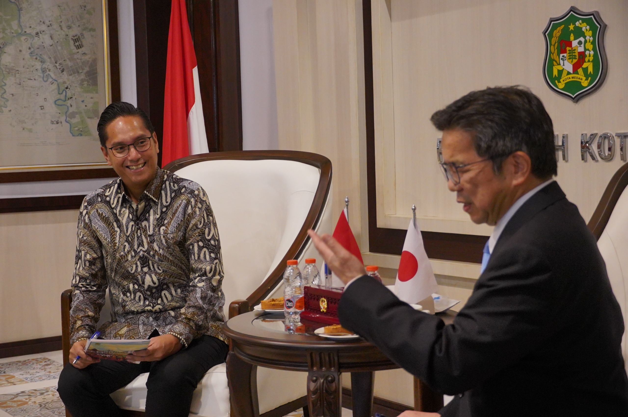 Terima Kunjungan Perpisahan Konjen Jepang, Wali Kota Medan Tegaskan Komitmen Perkuat Kerja Sama dan Investasi
