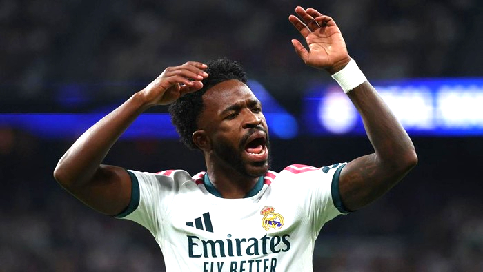 Vinicius Junior Dijatuhi Hukuman Larangan Bermain 4 Laga, Terancam Absen saat El Clasico