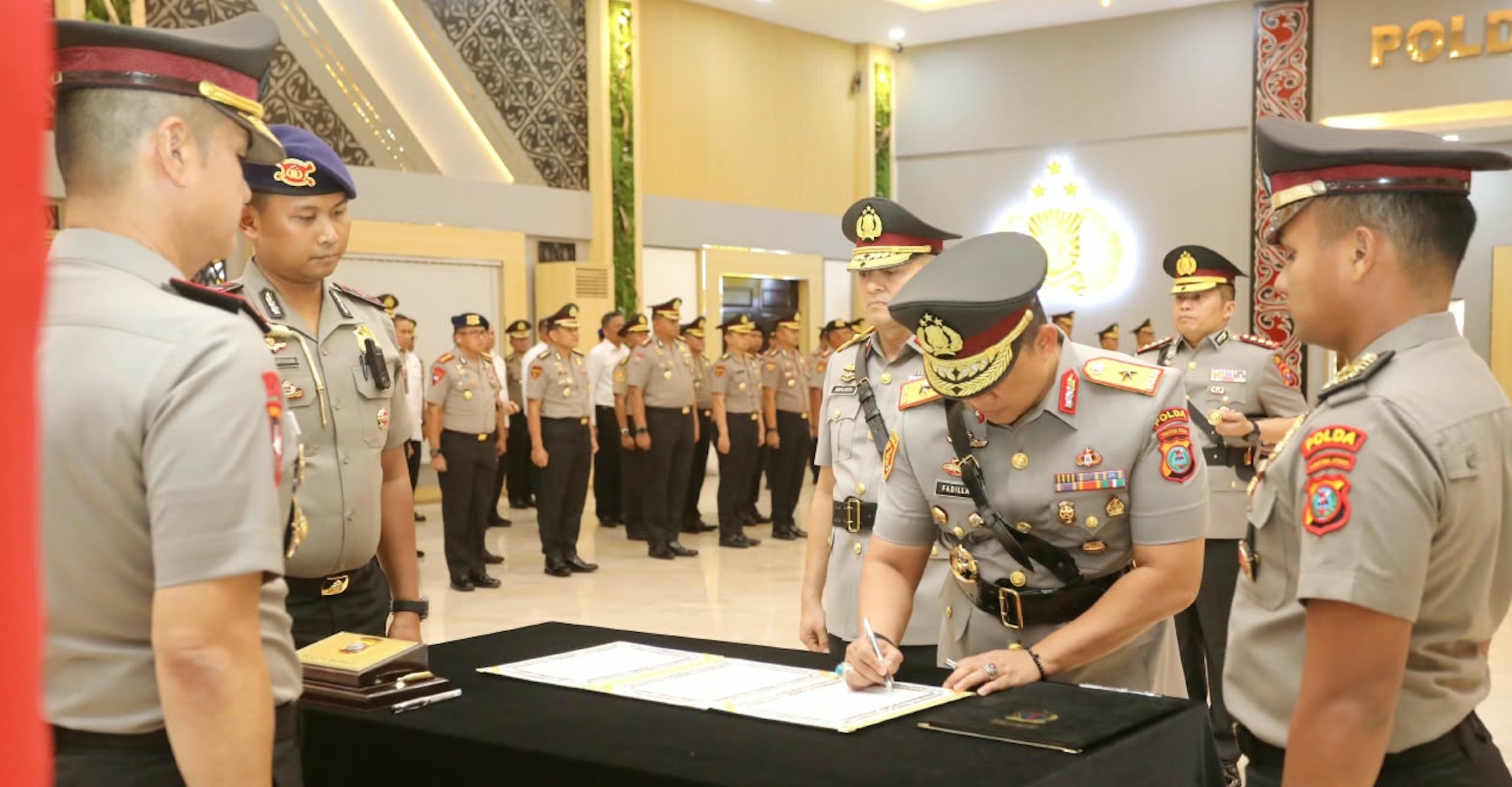 Kapolda Sumut Pimpin Sertijab Wakapolda Brigjen Pol. Fadillah Zulkarnaen